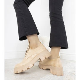 Scarpe beige con suola spessa Melisande 1