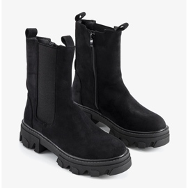 Stivaletti Christabel neri con tacco alto nero 1