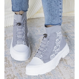 Sneakers da donna Marois grigie grigio 1