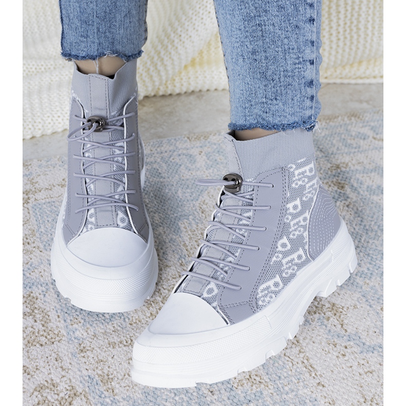 Sneakers da donna Marois grigie grigio 1