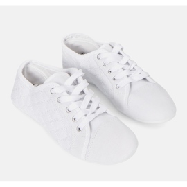 Sneakers bianche per bambini Ruby bianca 2