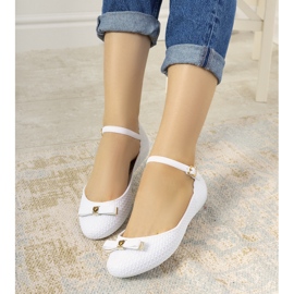 Ballerine bianche da donna Heather bianco 1
