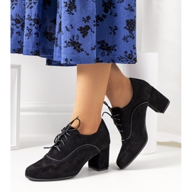 Scarpe nere sul palo Bird nero 1