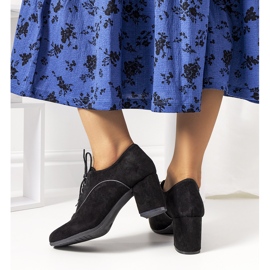 Scarpe nere sul palo Bird nero 2