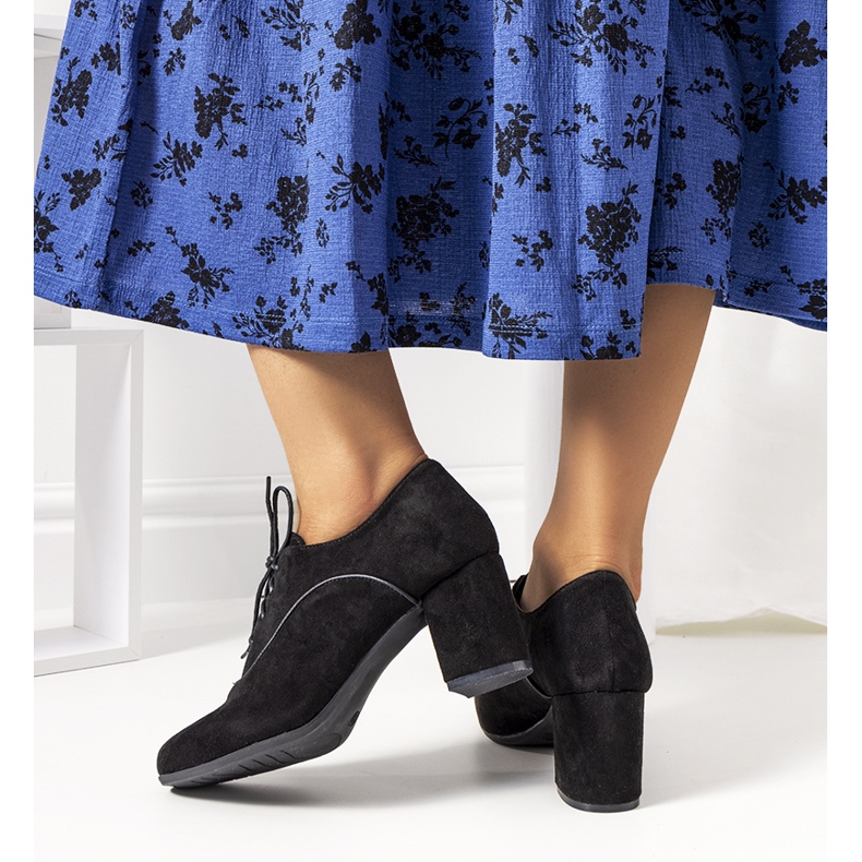 Scarpe nere sul palo Bird nero 2