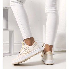 Sneakers beige da donna Richie 1