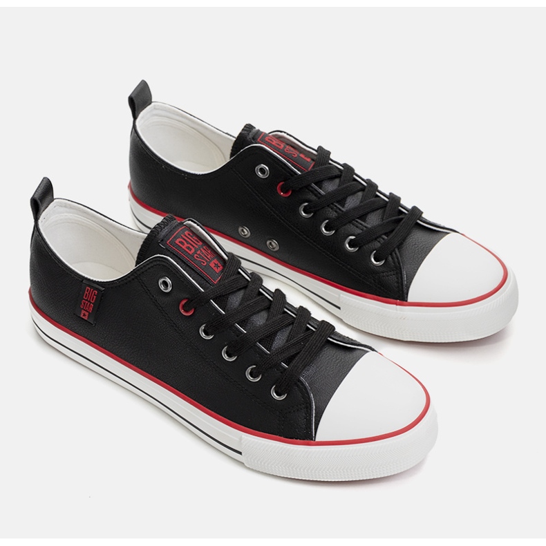 Sneakers da uomo Big Star nere JJ174068 nero 1