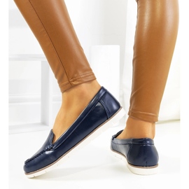 Mocassini da donna blu navy di Montez 1