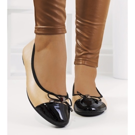 Ballerine Prieto beige da donna nero 1