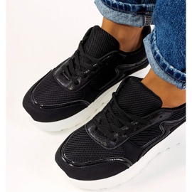 Sneakers da donna Basemat nere nero 1