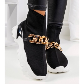 Sneakers alte nere Hurtado nero 1