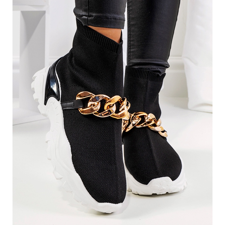 Sneakers alte nere Hurtado nero 1