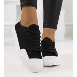 Sneakers nere da donna Rivas nero 1