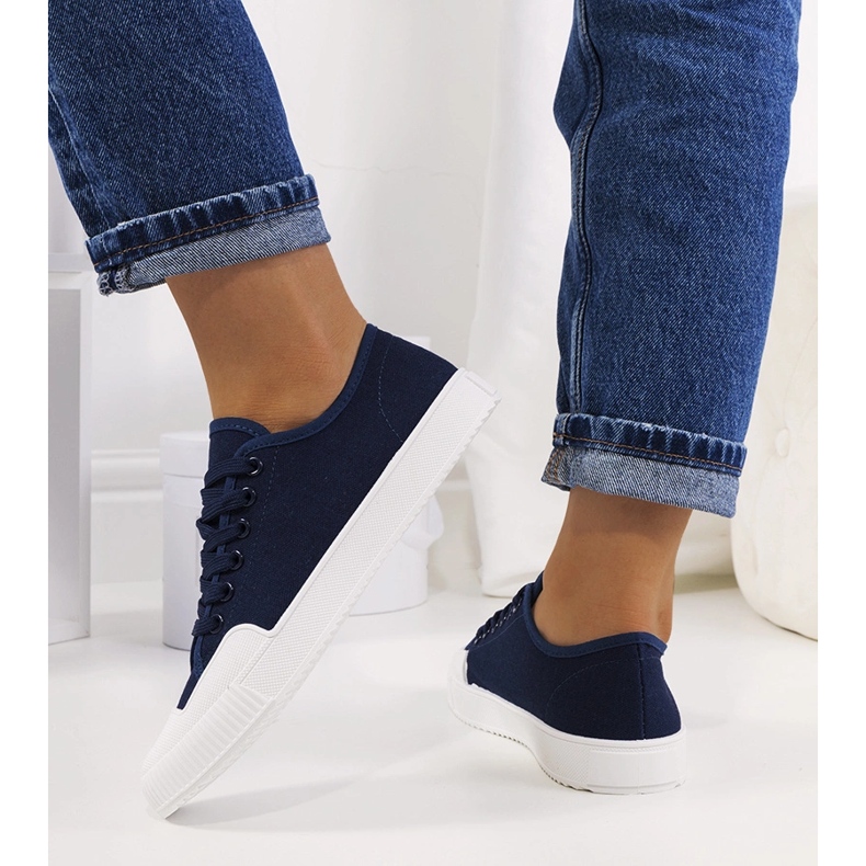Sneakers da donna Rivas blu navy 1