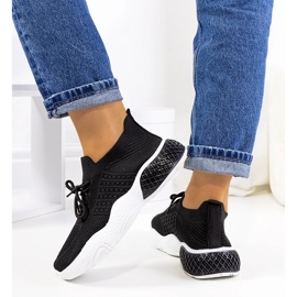 Sneakers sportive nere Donatil nero 1