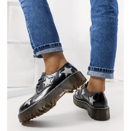 Scarpe nere con stelle Starl nero 2