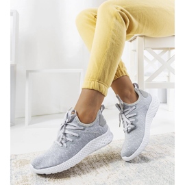 Scarpe sportive grigie Lenna grigio 1