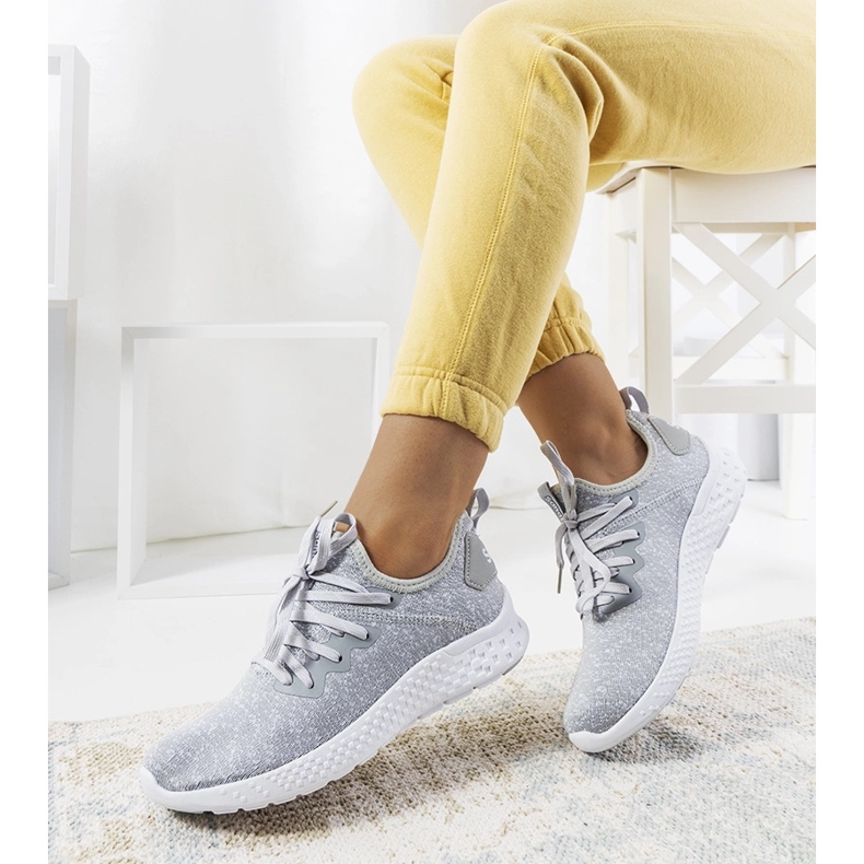 Scarpe sportive grigie Lenna grigio 1