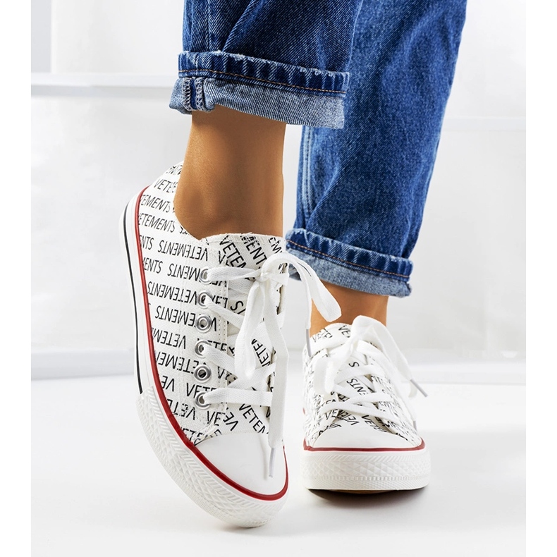 Sneakers da donna Ellis bianche bianca 1
