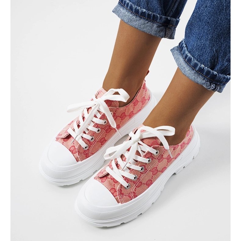 Sneakers rosa e beige di Waters 1