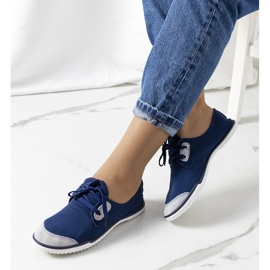Sneakers da donna Messinge blu navy 1