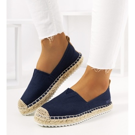 Espadrillas da donna Big Star blu navy HH274500 1