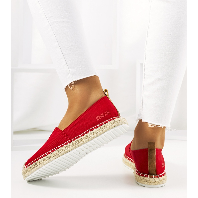 Espadrillas da donna Big Star rosse HH274494 rosso 1
