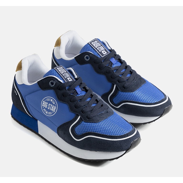 Sneakers da uomo blu navy Big Star JJ174143 1
