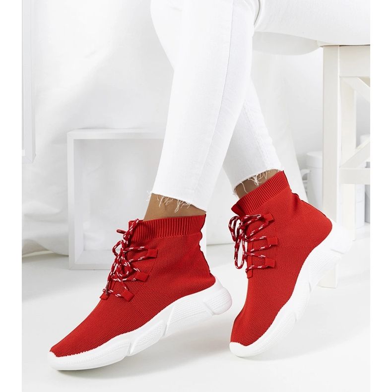 Scarpe da ginnastica rosse Maryann rosso 1