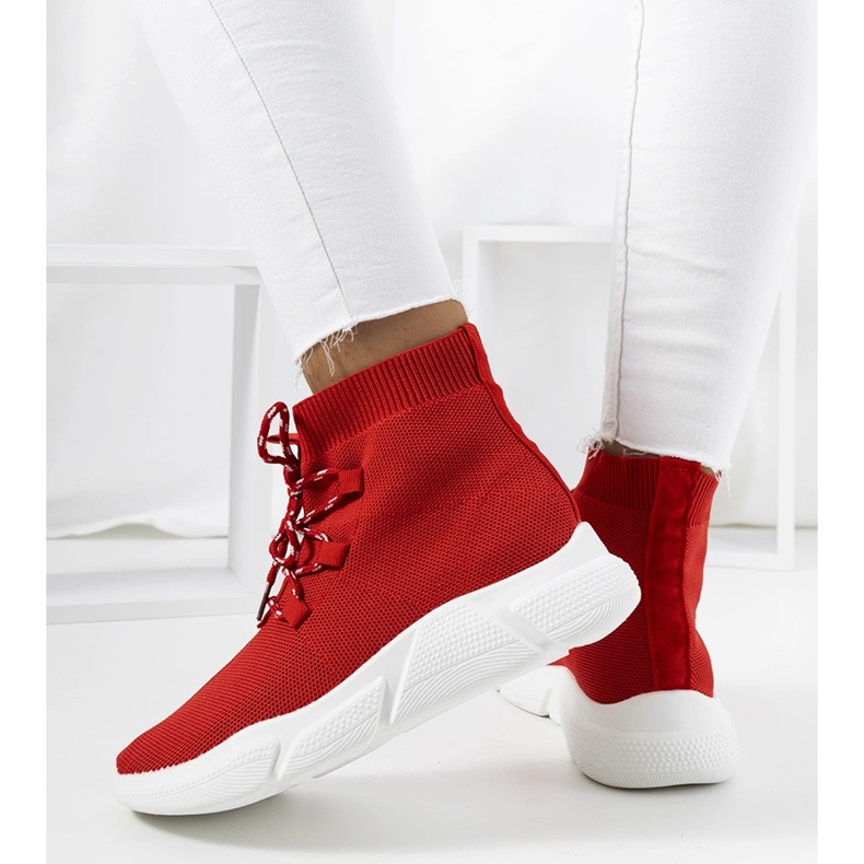 Scarpe da ginnastica rosse Maryann rosso 2