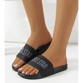 Ciabatte da donna nere Big Star FF274A200 906 nero 1