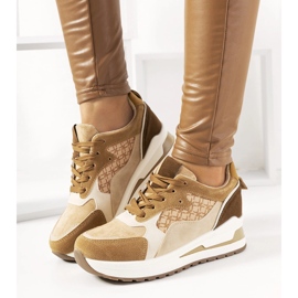 Sneakers marroni da donna Scarpe sportive Eryn marrone 1