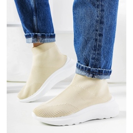 Sneakers alte beige di Jennifer 1