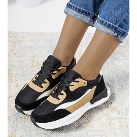 Sneakers da donna Pagnotto nere beige nero 1