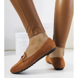 Mocassini da donna marroni di Leila marrone 1