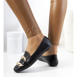 Mocassini neri da donna Renwick nero 1