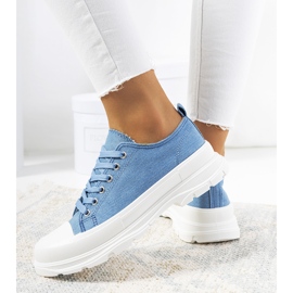 Sneakers blu con suola grossa Prenzel 1