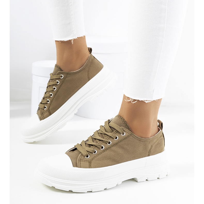 Sneakers verdi con suola grossa Prenzel verde 1