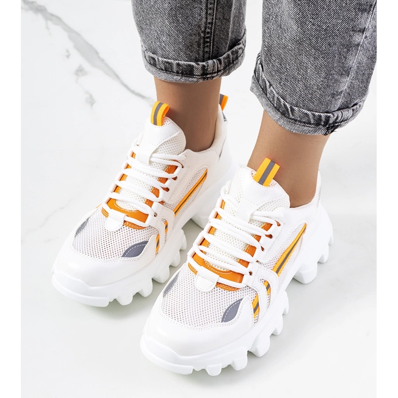 Sneakers bianche da donna Bernier bianca 1