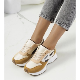 Sneakers Onorato da donna marroni beige 1