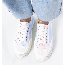 Sneakers da donna Steen blu e rosa 1