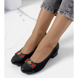 Décolleté Seema nere traforate nero 1