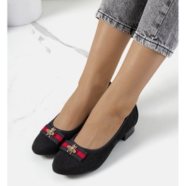 Décolleté nere con papillon Vijver nero 1