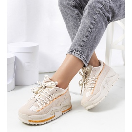 Sneakers beige da donna Savanne 1
