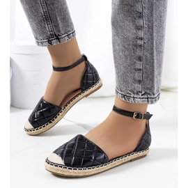 Espadrillas in Faiz nere nero 1