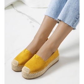 Espadrillas senape da donna Rhianne giallo 1