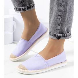 Espadrillas da donna Tanner viola 1