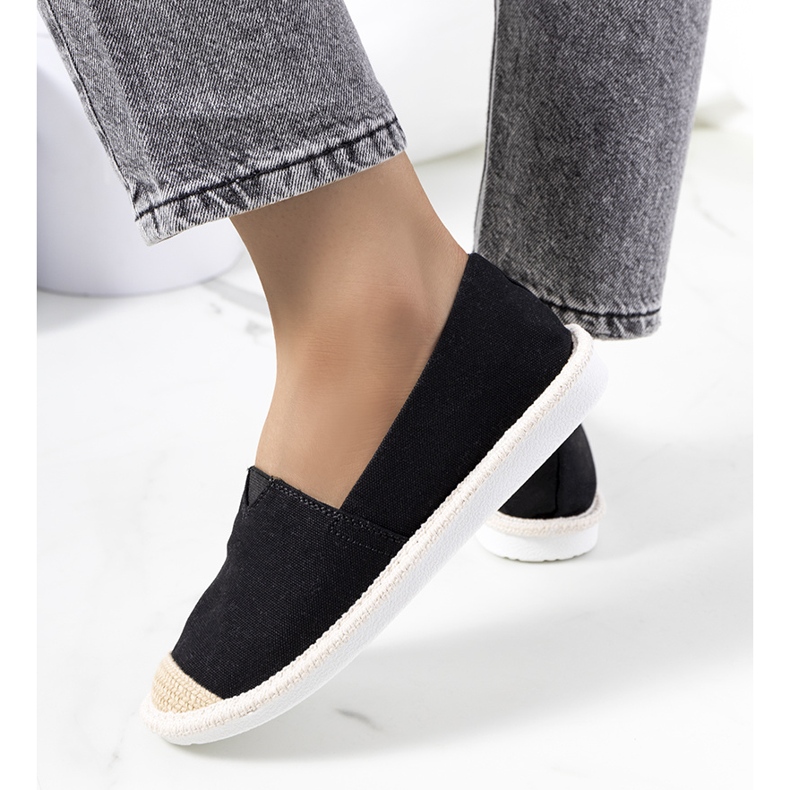 Espadrillas da donna nere di Tanner nero 1