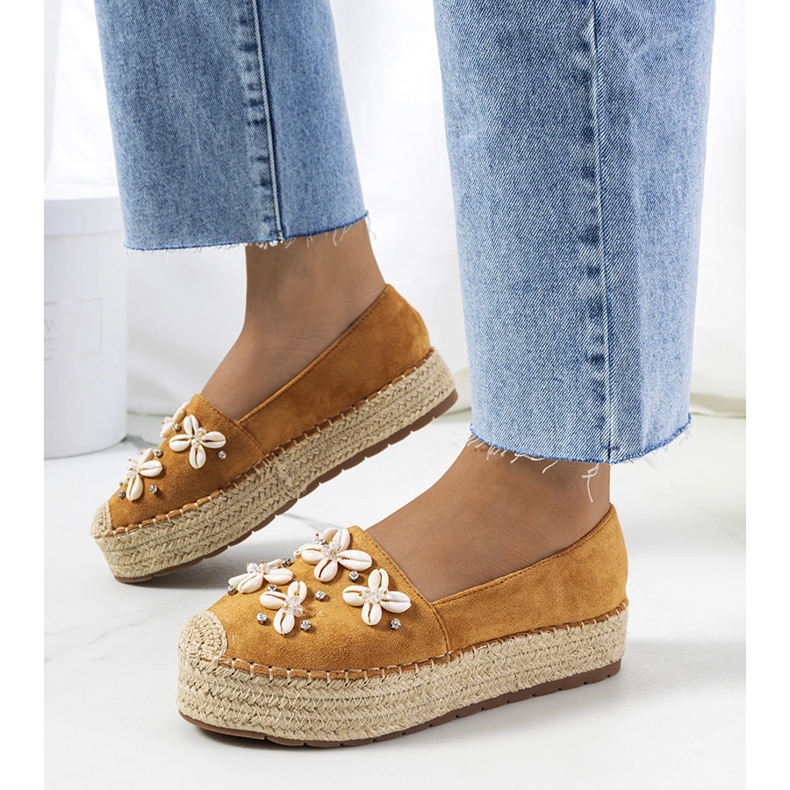 Espadrillas marroni sulla piattaforma Paffen marrone 1