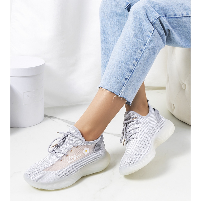 Sneakers sportive da donna grigie Molema grigio 1